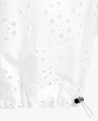 On 34th Women's Cotton Eyelet Pull-On Joggers, Exclusively at Macy's