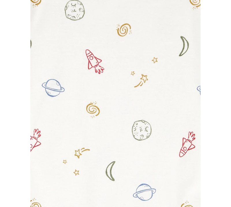 Carter's Baby Boys Rocket Ship Little Character Bodysuits & Pants, 3 Piece Set