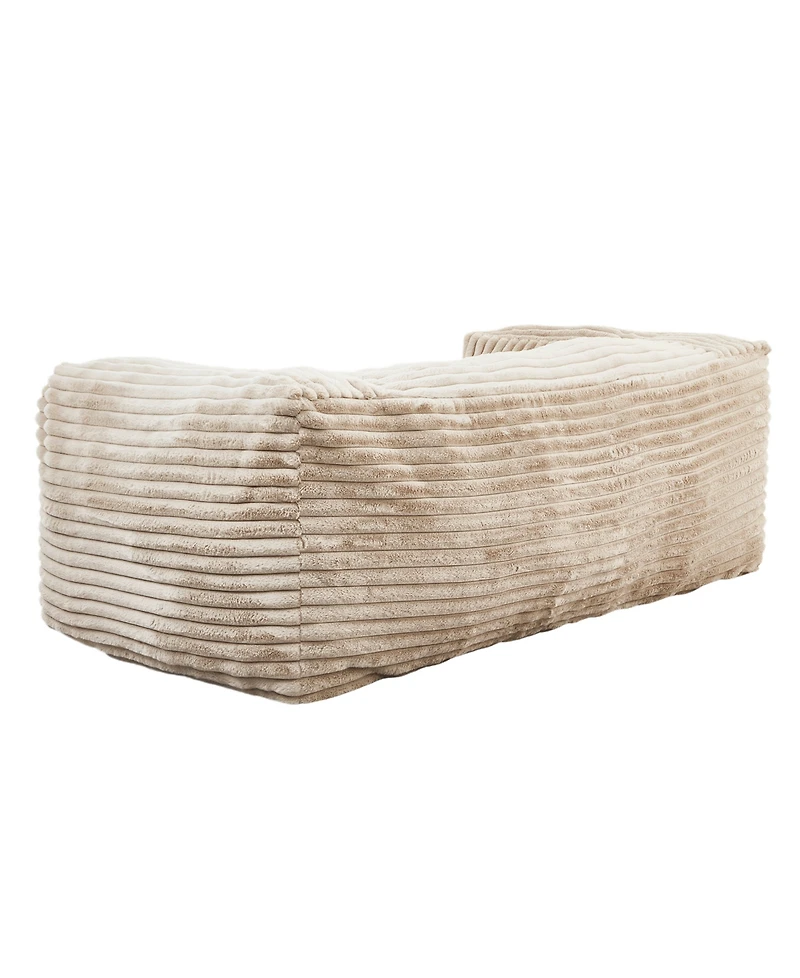 Primo International 26" Corduroy Foam Bean Bag Sofa