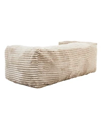 Primo International 26" Corduroy Foam Bean Bag Sofa