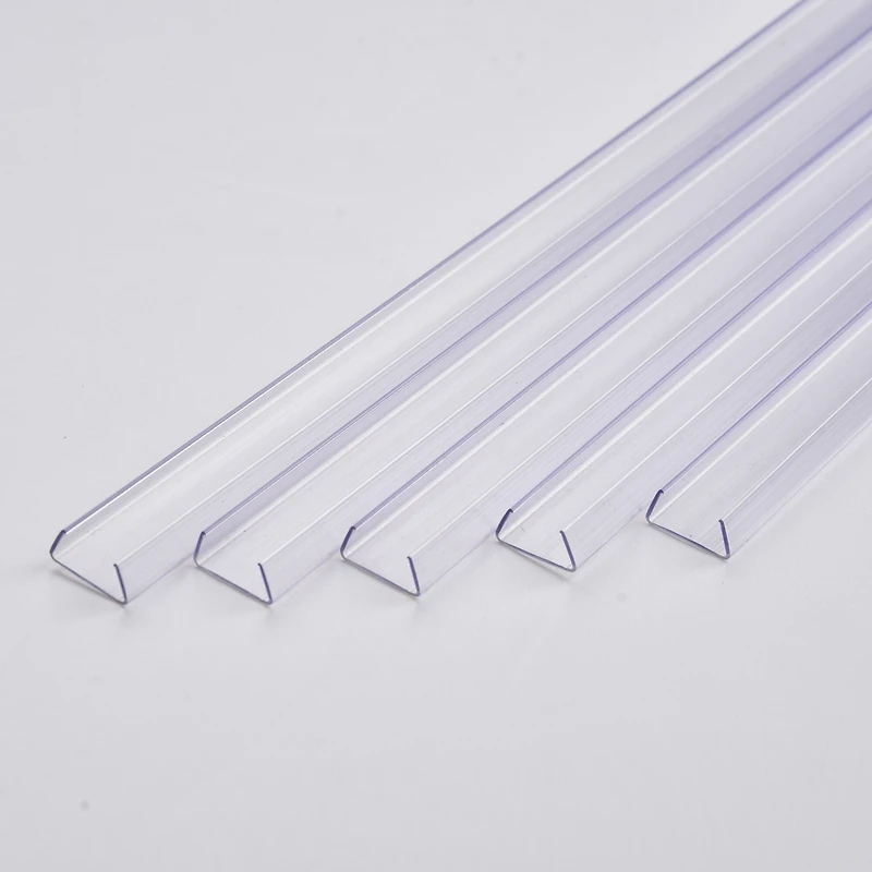 DELight 3.3" Plastic U Channel System 20PCS Del-M011M for 9/16"W Warm White Rope Light Models Del-D50W,Del-D100W,Del-D150W