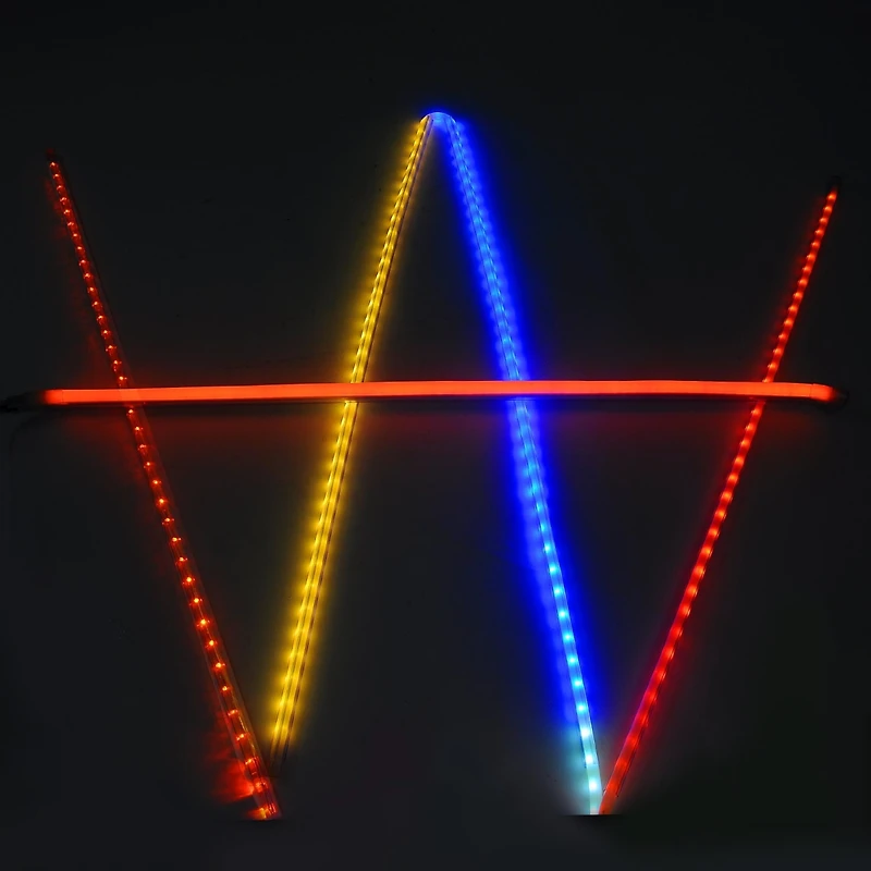 DELight 3.3" Plastic U Channel System 20PCS Del-M031M for 11/16"W Rgb Rope Light Models Del-D50R,Del-D100R,Del-D150R