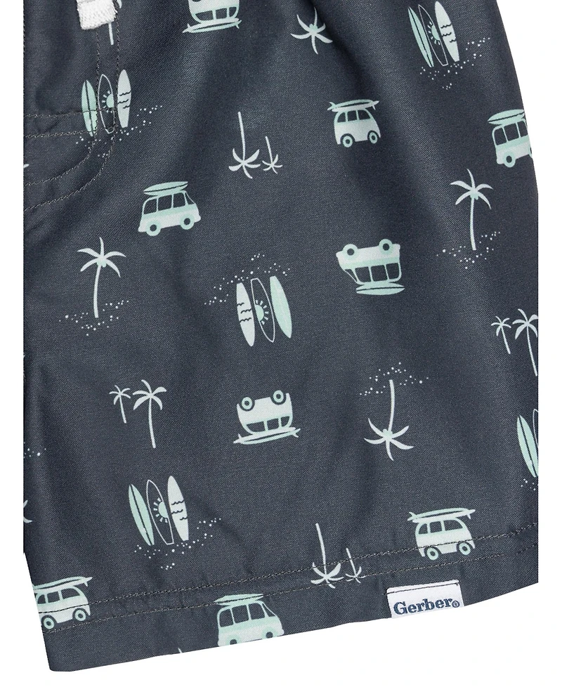 Gerber Toddler Boys Swim Trunks
