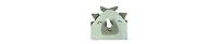 Hudson Baby Infant Boy Cotton Animal Face Hooded Towel, Neutral Dino World, One Size