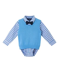 Andy & Evan Baby Boys Long Sleeve Buttondown Pant Set