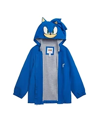 Sega Sonic the Hedgehog Big Boys Rain coat With Hood Ornament