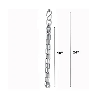 Heavy Duty Premium 220lb Capacity Heavy Bag Chain for Boxing Kickboxing Muay Thai Heavybags Perfect Heavy Bag Hanger Chain Strap with No Tangle Swivel
