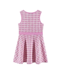 Andy & Evan Toddler Girls Toddler/Child Pink Tweed Knit Dress