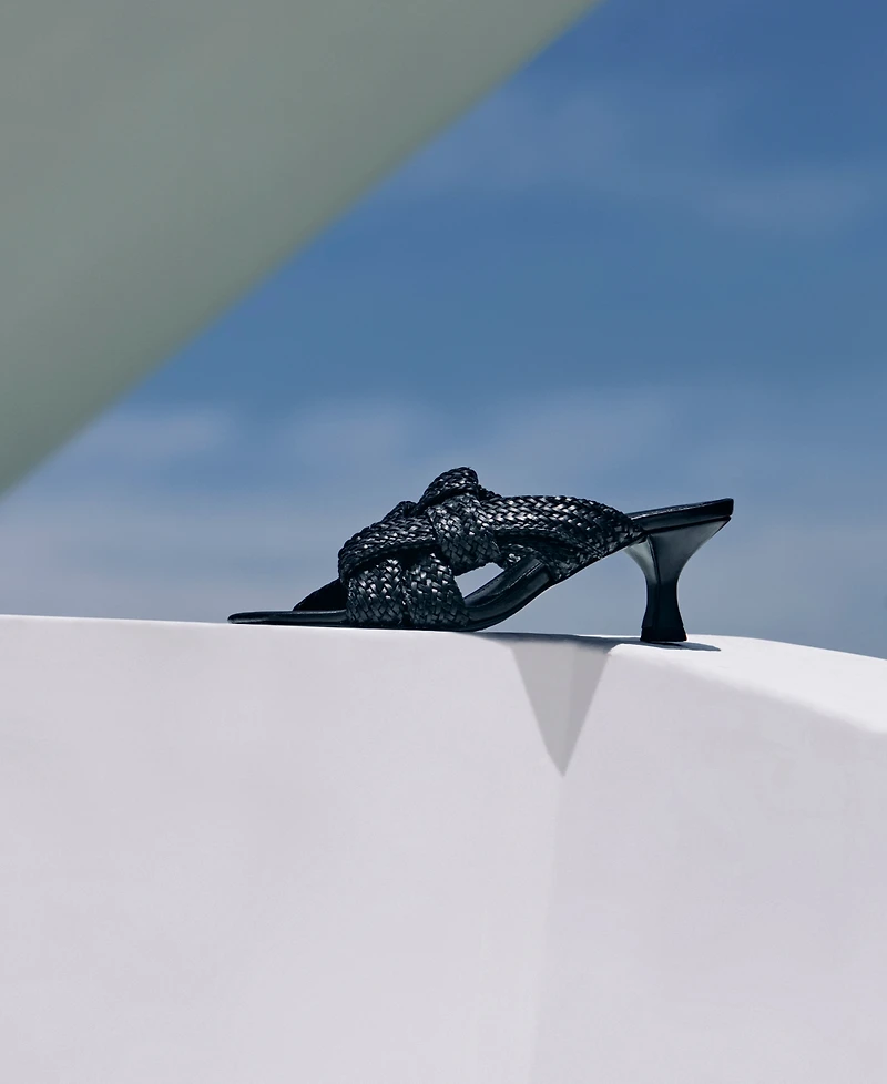 Schutz Women's Kali Kitten Heel Sandals