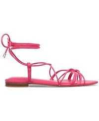 I.n.c. International Concepts Women's Kharmaa Lace-up Flat Sandals, Exclusively at Macy's