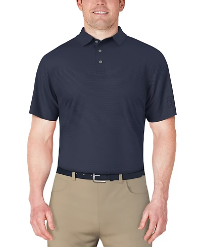 Pga Tour Men's Micro-Jacquard Polo Shirt