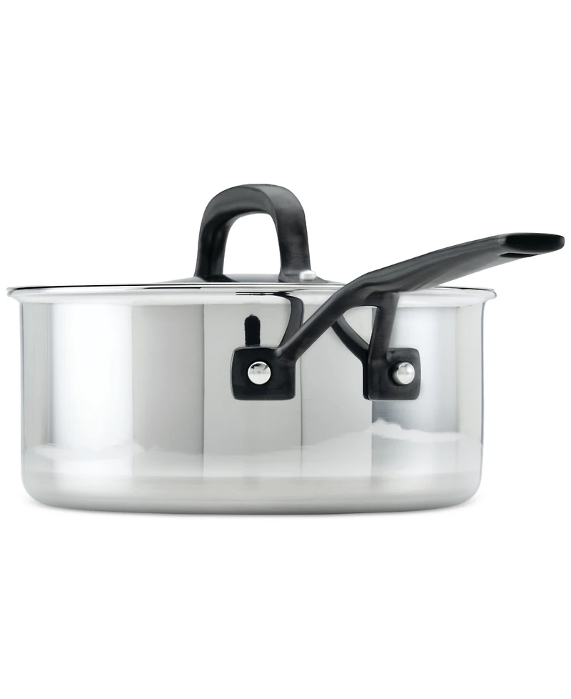 KitchenAid Stainless Steel 5-Ply Clad 3 Qt. Covered Saucepan
