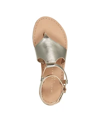 Marc Fisher Ltd Women's Lille Ankle Strap Flat Thong Sandals