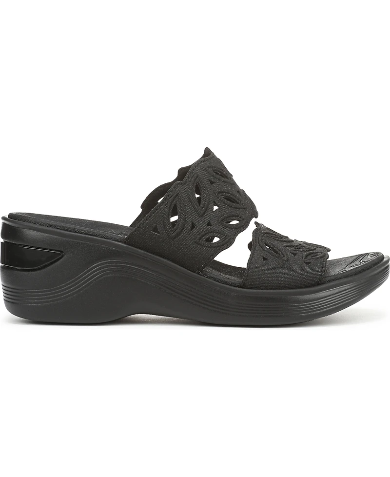 LifeStride Women's Delight Washable Slide Wedge Sandals