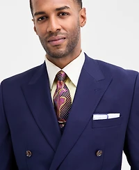 Tayion Collection Men's Classic-Fit Solid Double-Breasted Suit Separate Jacket