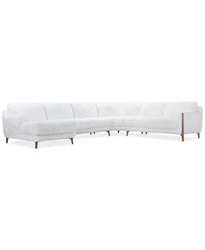 Briannie 4-Pc. Fabric Chaise Sectional, Exclusively at Macy's