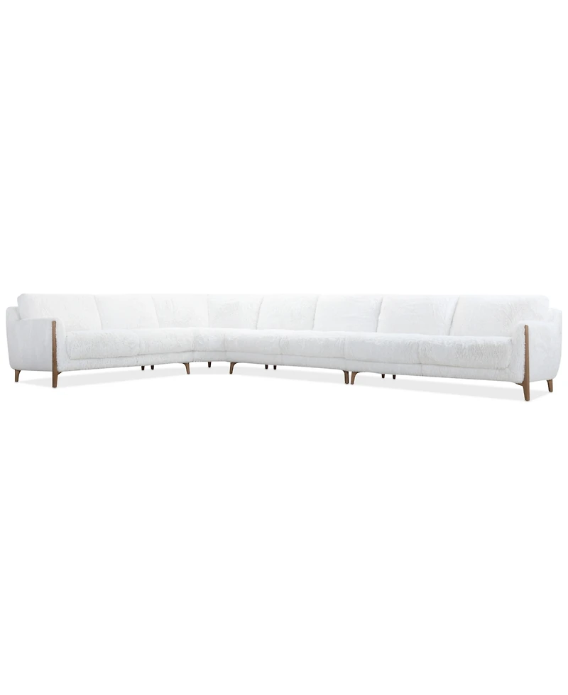 Briannie 4-Pc. Fabric L Sectional, Exclusively at Macy's