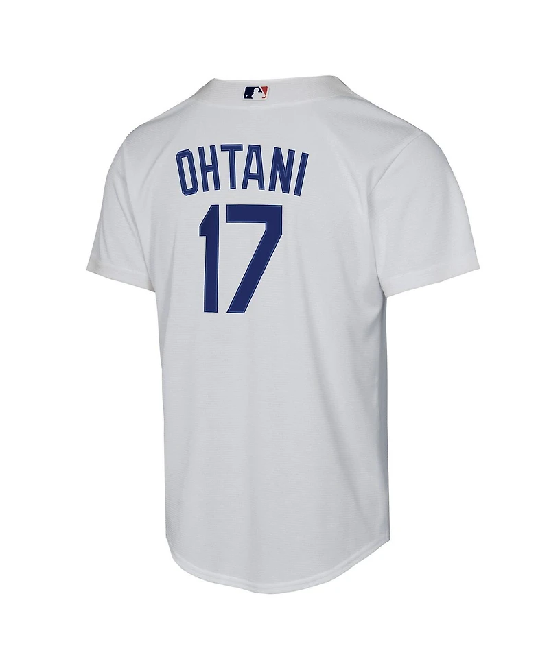 Nike Big Boys and Girls Shohei Ohtani White Los Angeles Dodgers Home Replica Player Jersey