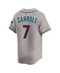 Nike Men's Corbin Carroll Gray Arizona Diamondbacks Alternate Limited Player Jersey