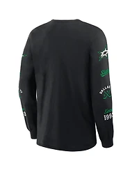 Fanatics Men's Black Dallas Stars Boxed Legacy Long Sleeve T-Shirt
