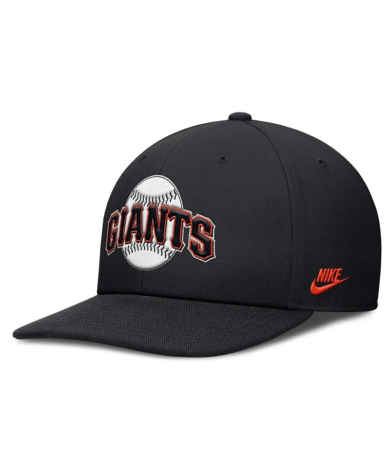 Nike Men's Black San Francisco Giants Pro Performance Snapback Hat