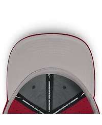 Nike Men's White/Crimson Oklahoma Sooners On-Field Dugout True Performance Fitted Hat