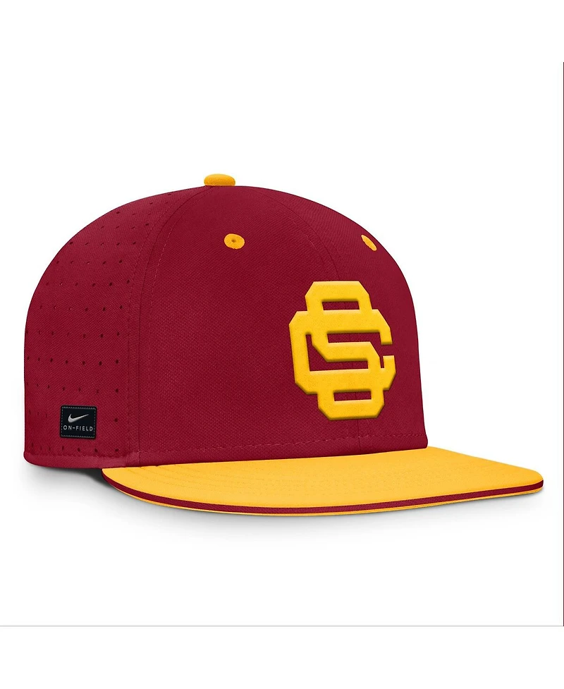 Nike Men's Cardinal Usc Trojans On-Field Dugout True Performance Fitted Hat