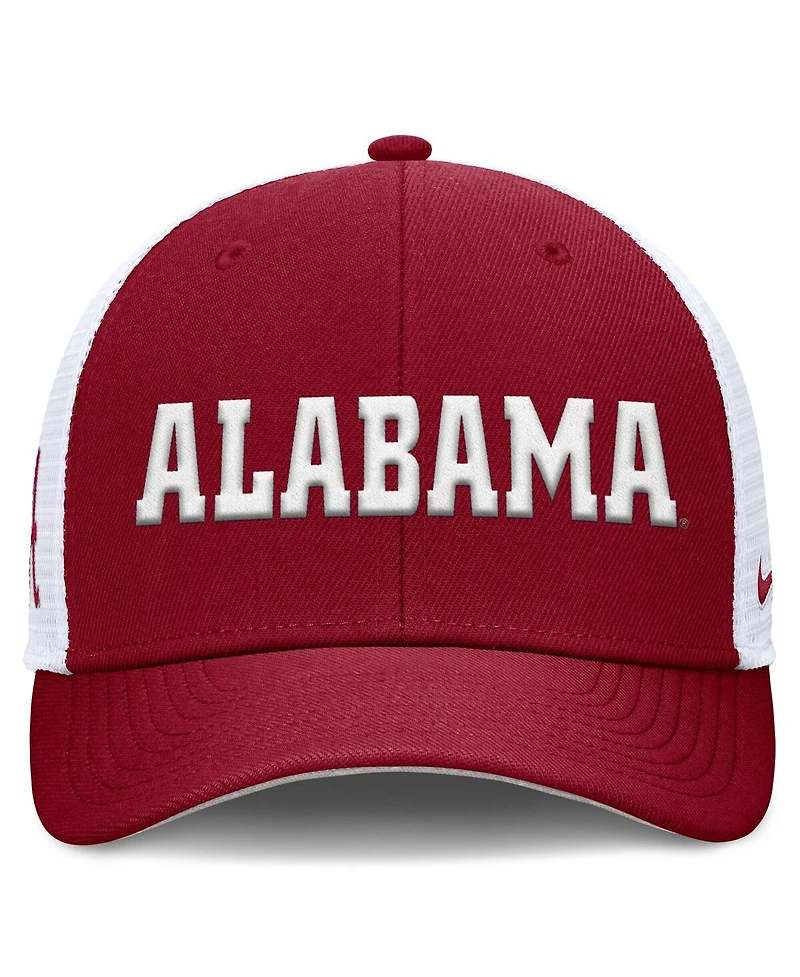 Nike Men's Crimson Alabama Crimson Tide 2025 Dugout Coaches Rise Performance Trucker Adjustable Hat