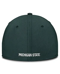 Nike Men's Green Michigan State Spartans 2025 Dugout Coaches Rise Swoosh Performance Flex Hat