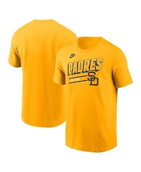 Nike Men's Gold San Diego Padres Cooperstown Collection Retro T-Shirt