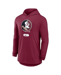 Nike Men's Garnet Florida State Seminoles Lightweight Performance Long Sleeve Hoodie T-Shirt