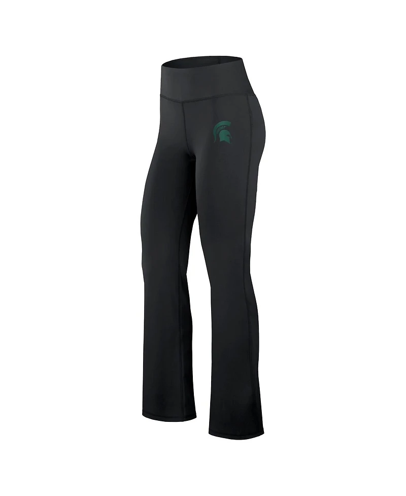 Fanatics Women's Black Michigan State Spartans Training Camp Maxed Out Flare Leggings