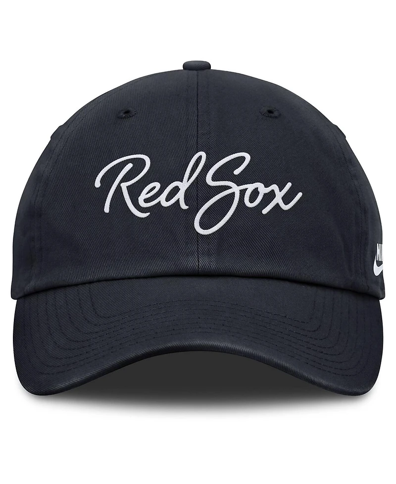 Nike Women's Navy Boston Red Sox Cooperstown Club Script Adjustable Hat