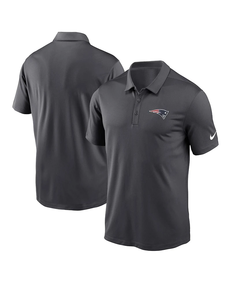 Nike Men's Anthracite New England Patriots Franchise Performance Polo Shirt