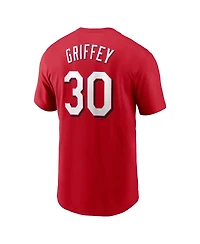 Nike Men's Ken Griffey Jr. Red Cincinnati Reds Fuse Name Number T-Shirt