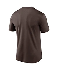 Men's Nike Brown San Diego Padres Wordmark Legend T-shirt