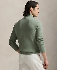 Polo Ralph Lauren Men's Double-Knit Mesh Quarter-Zip Pullover