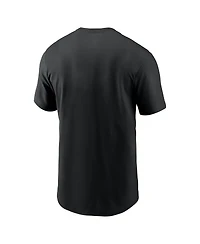 Nike Men's Black Denver Broncos Logo Color Pop T-Shirt