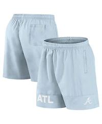 Fanatics Men's Light Blue Atlanta Braves Elements Swim Shorts