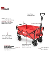ProSource Folding Wagon Cart