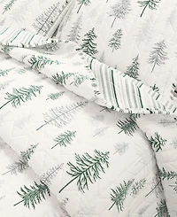 Linery & Co. Rustic Woodland Reversible Microfiber Quilt Set with Shams