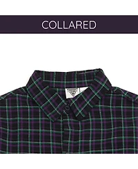 Monster Jam Boys Flannel Matching Family Button Down Dress Shirt