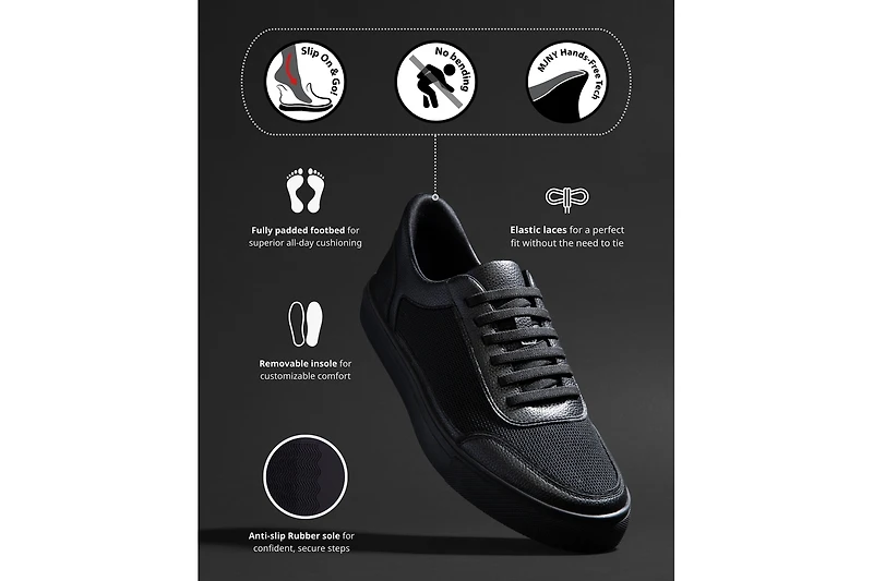 Marc Joseph New York Womens Columbia Street Hands-Free Slip On Technology Fashion Sneakers