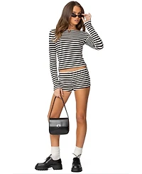 Edikted Women's Hali Striped Knit Top