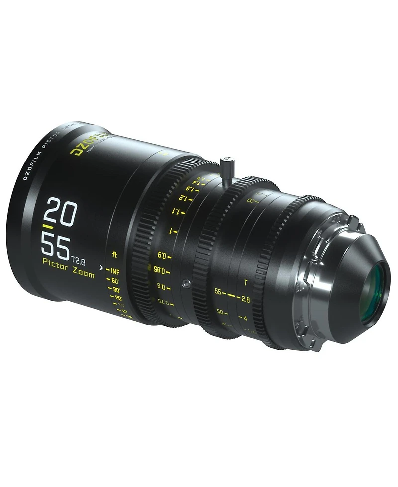 Dzofilm Pictor 20-55mm T2.8 Super35 Parfocal Cine Lens for Pl Mount and Canon Ef, Black