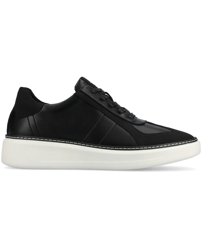 Vance Co. Men's Berlin Comfort Lace Up Low Top Flexible Court Sneakers