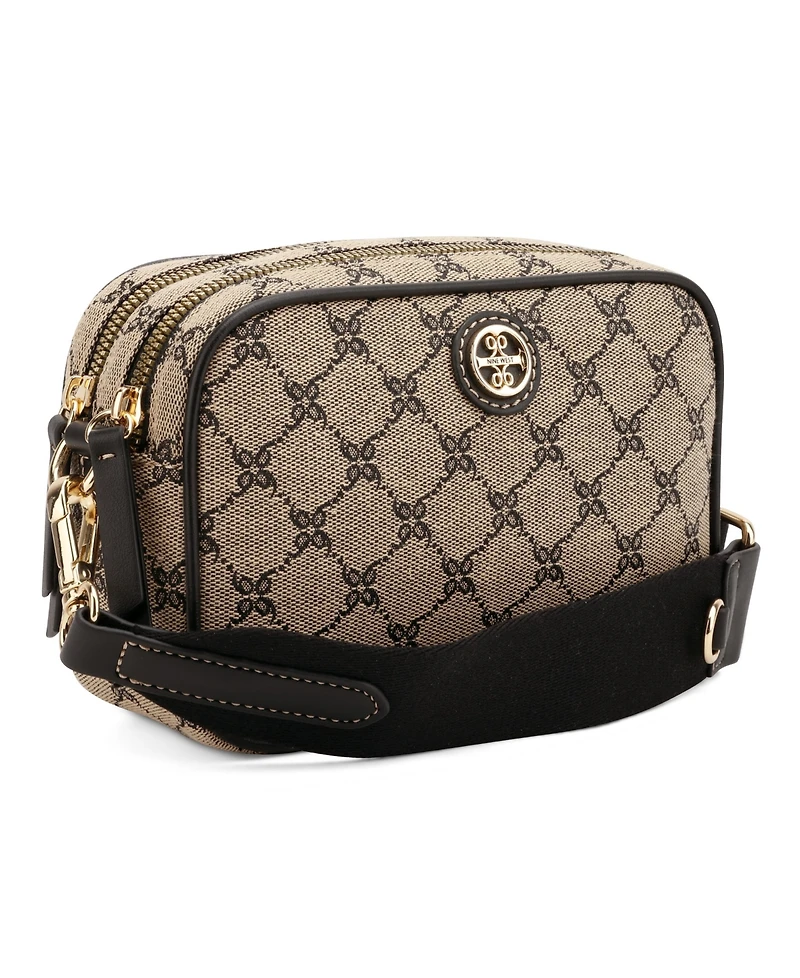 Nine West Avaya Double Zip Camera Crossbody Bag