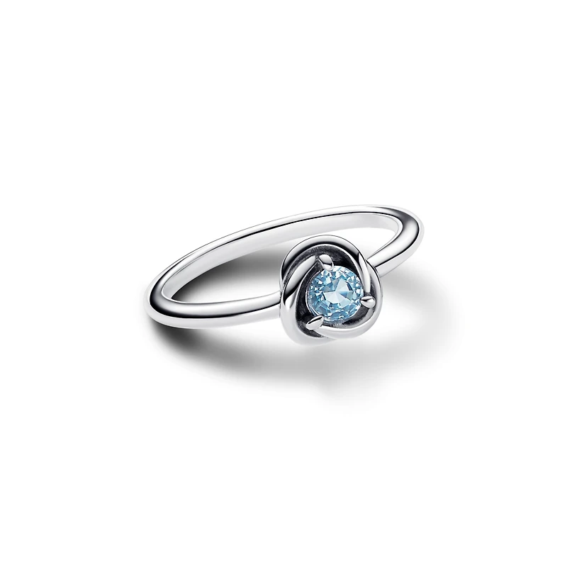 Pandora Sterling Silver Birthday Stone Circle Ring