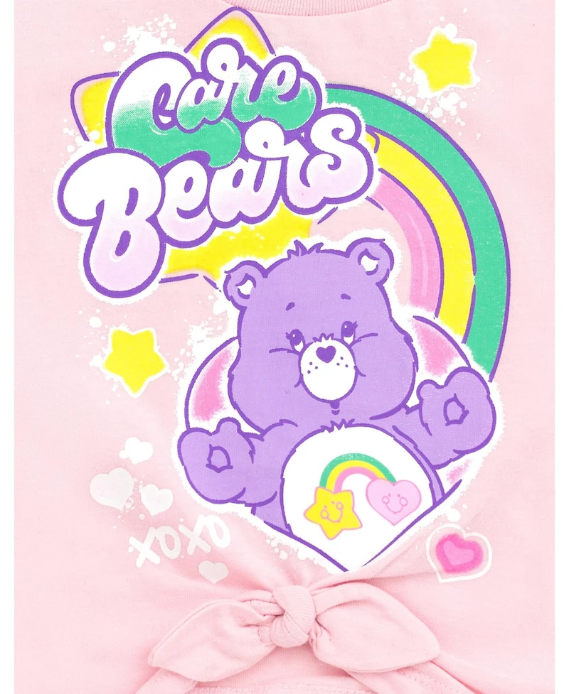 Care Bears Toddler Girls Best Friend Bear T-Shirt and French Terry Shorts Outfit Set