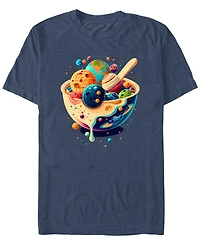 Design By Humans Men's Milky Way Cereal Short Sleeve T-Shirt